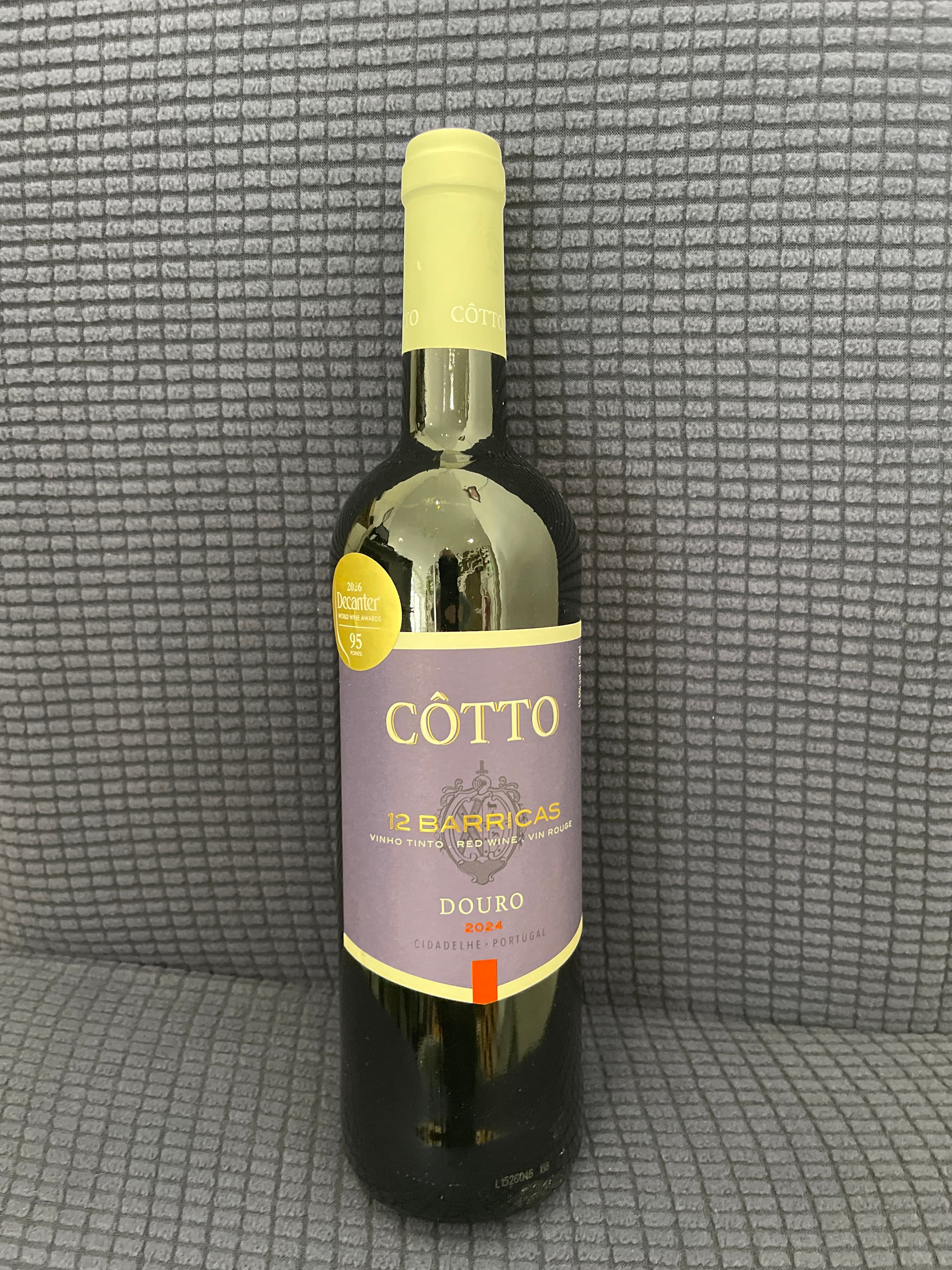 Garrafa de Côtto 12 Barricas